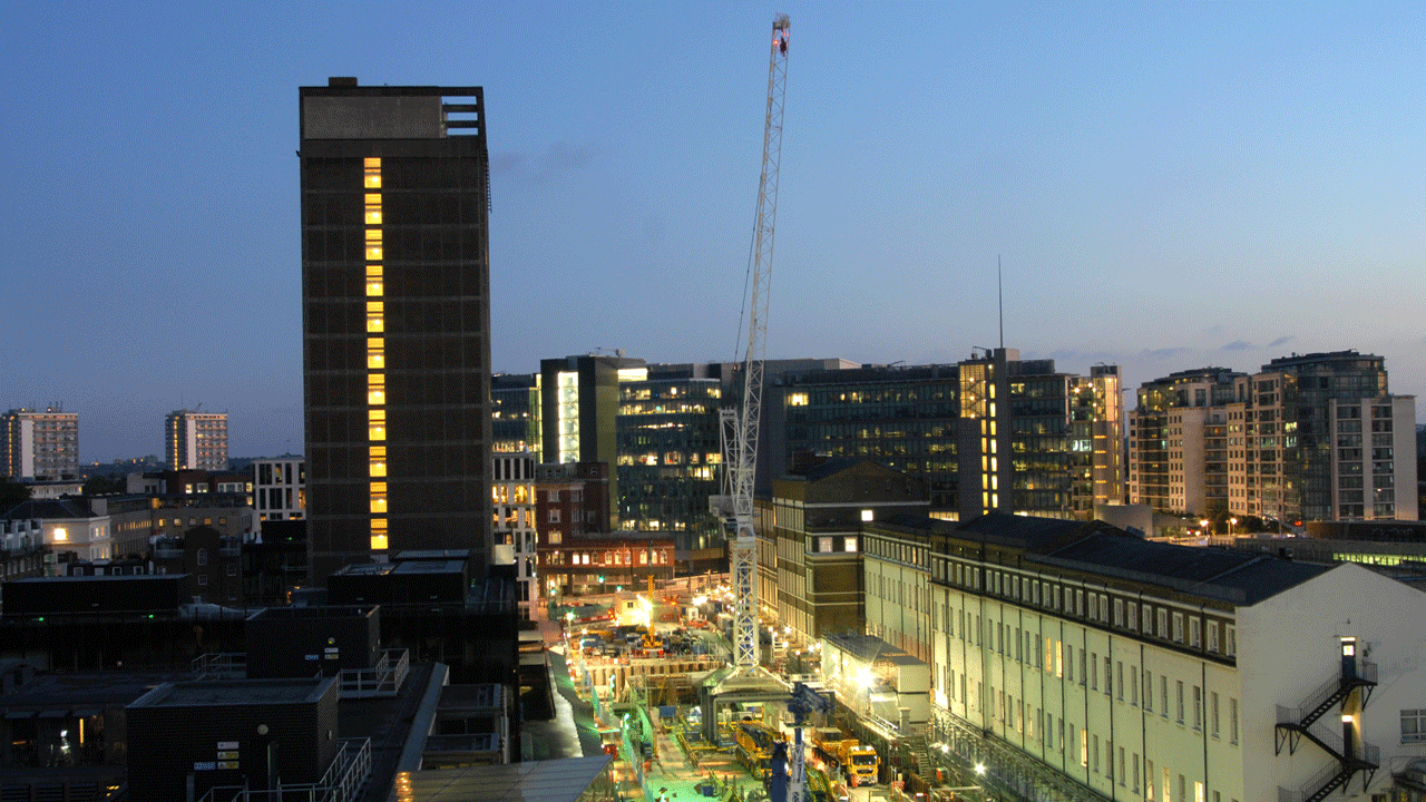 Construction of Padding Crossrail Station