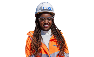 Georgia Thompson on HS2 site