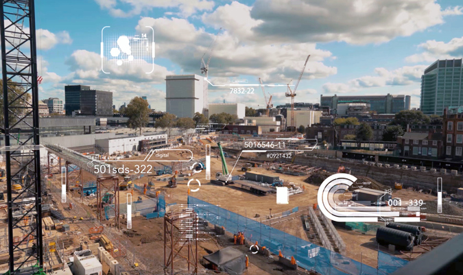 Site with digital overlay Digital Transformation