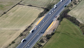 New emergency areas on M1 junction 28-30 built by Costain