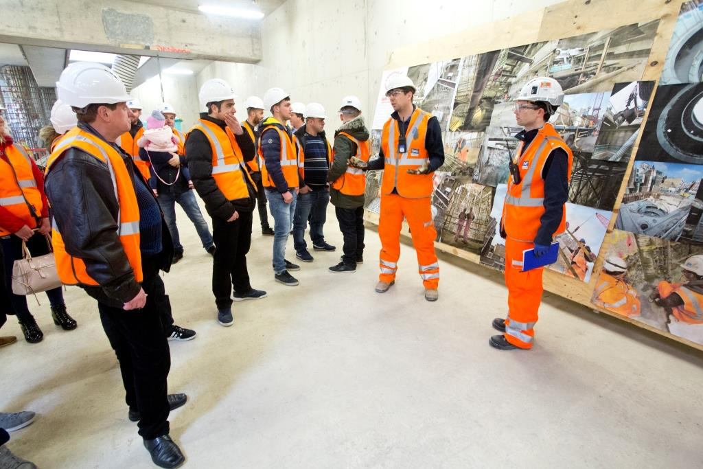 Crossrail’s Bond Street Station Welcomes Over 200 visitors On To Site