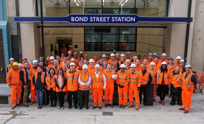 Bond Street station reaches milestone