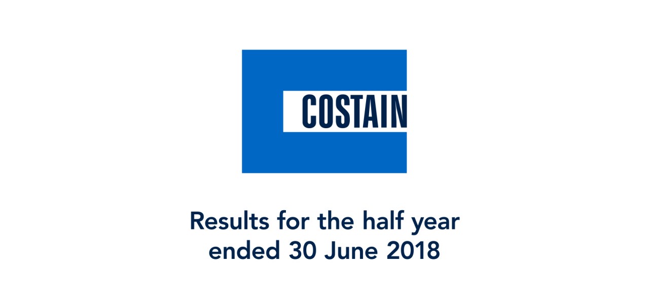 Results for the half year ended 30 June 2018