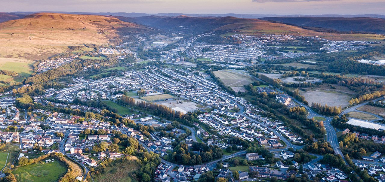 South wales aerial shot