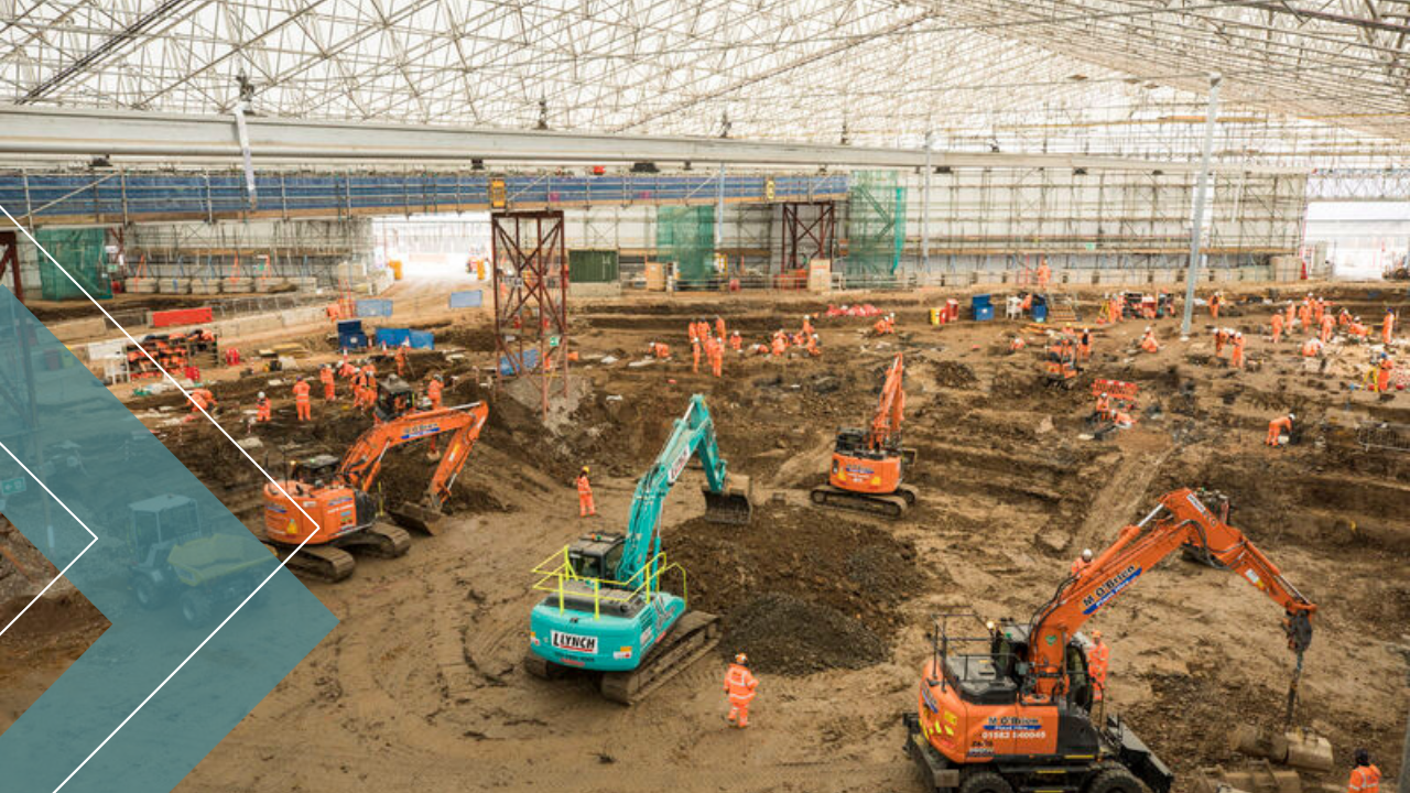 HS2 archaeological dig near Euston station