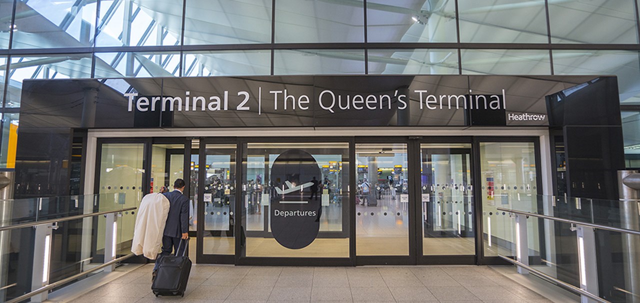 Heathrow terminal 2 entrance