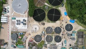 Lingfield WwTW Southern Water CMDP site drone image