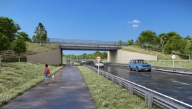 WWHAR Visualisation New Road And Rectory Lane Overbridge Credit Norfolk County Council
