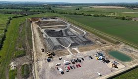 Costain clay compaction trial site in Oxfordshire