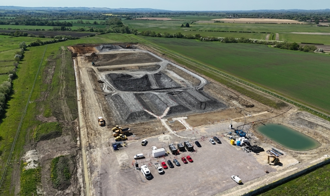 Costain clay compaction trial site in Oxfordshire