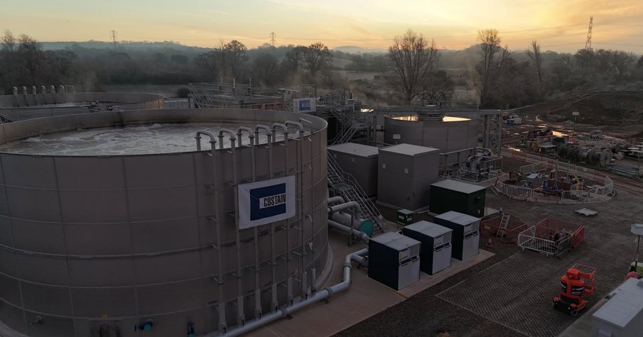 A Costain managed wastewater treatment plant