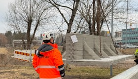 Low Carbon 3D Printed Concrete Sleepers #2 Credit Hyperion Robotics