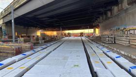 View from underneath the Allerdene bridge