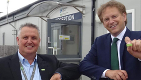 Pic Of Mark Berg And Grant Shapps Secretary Of State For Transport Web