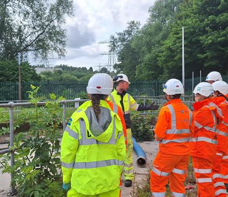 SHE Academy Team on a site visit