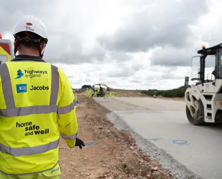 Highways project workers