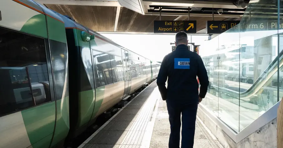 Gatwick airport station platform 1952X1000