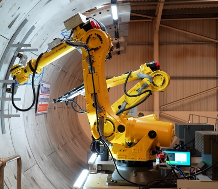 ATRIS robot in tunnel
