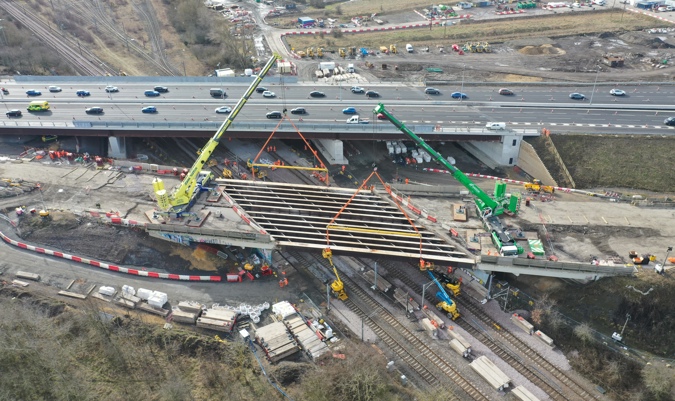 Costain managing the dismantling of the old Allerdene bridge