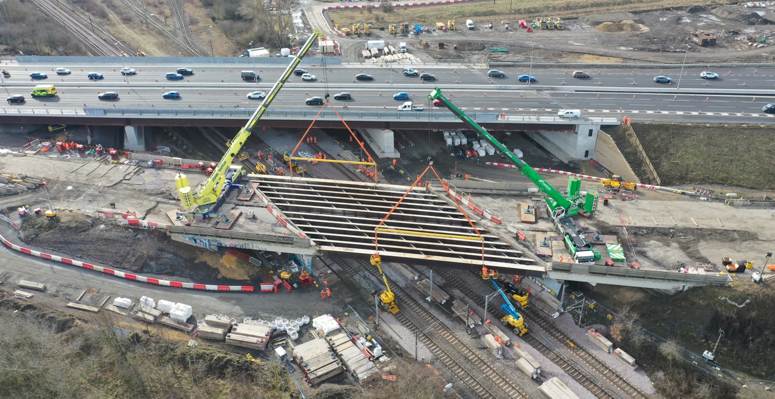 Costain managing the dismantling of the old Allerdene bridge
