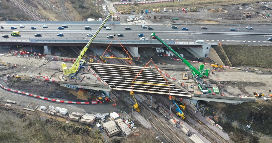 Costain managing the dismantling of the old Allerdene bridge