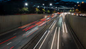 A40 Image underpass at night