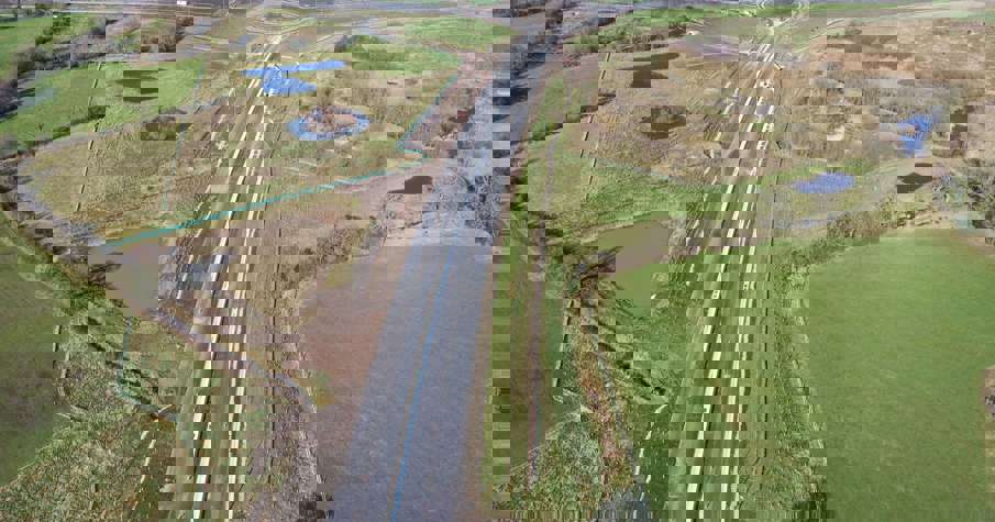 M55 J2 And Edith Rigby Way Preston Western Distributor drone image