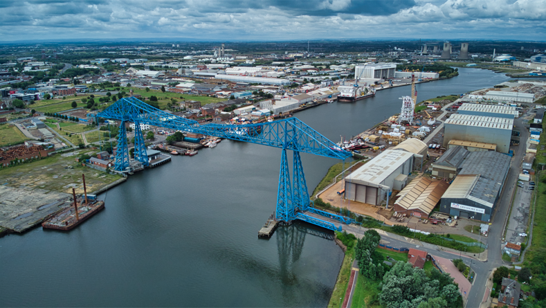 Image of industrial part of Teesside